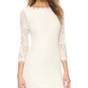Diane von Furstenberg - Zarita Lace Dress  - Ivory
